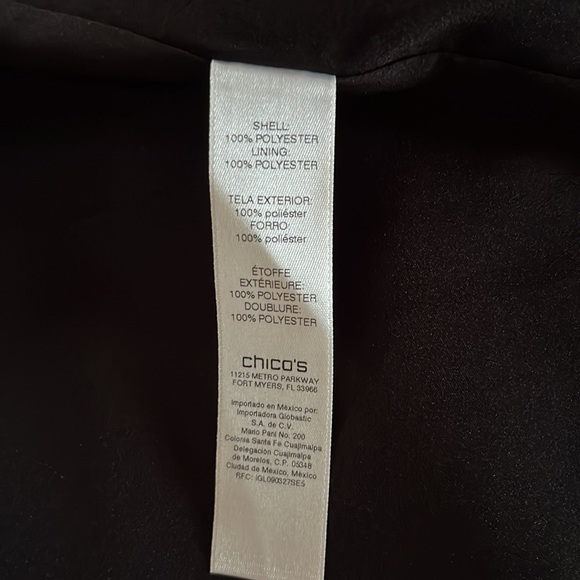 Chico's print blazer jacket - Picture 16 of 16